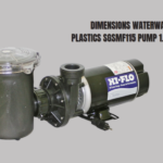 Dimensions Waterway Plastics SGSMF115 Pump 1.5HP 1SP Features and Benefits