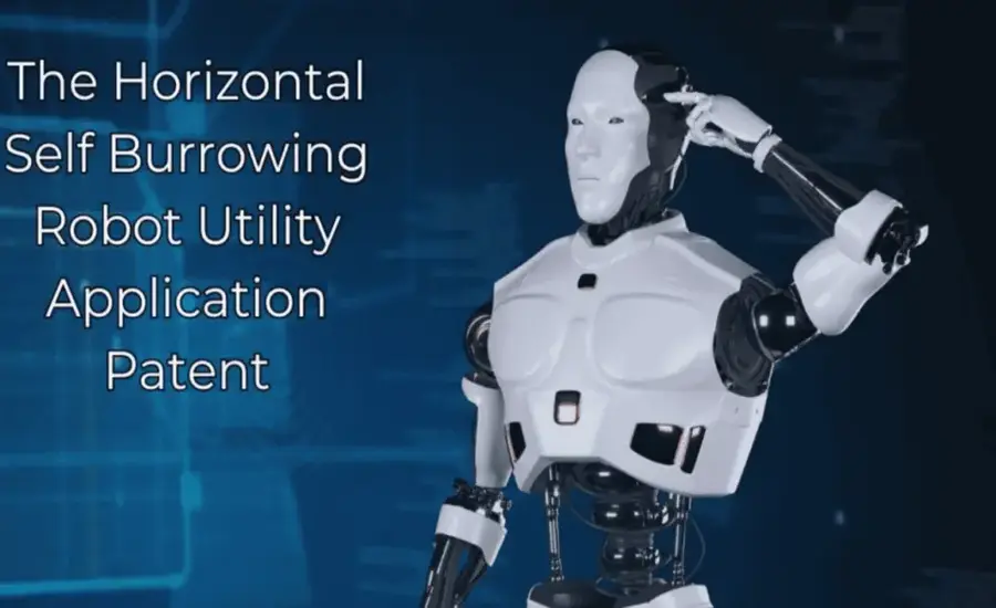 Horizonal Self Burrowing Robot Utility Application Patent & More