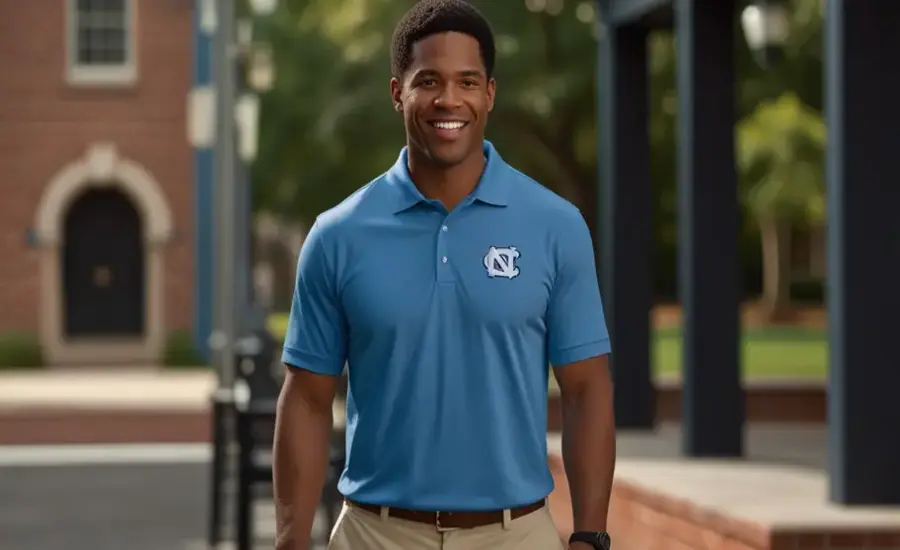 Men UNC Blue Polo Shirt Temu 3x Adaptability & More